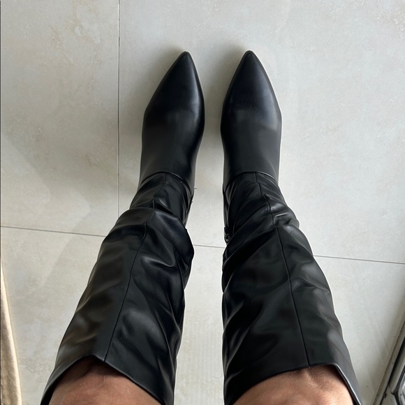 Nine West Black Heeled Boots - Picture 1 of 16